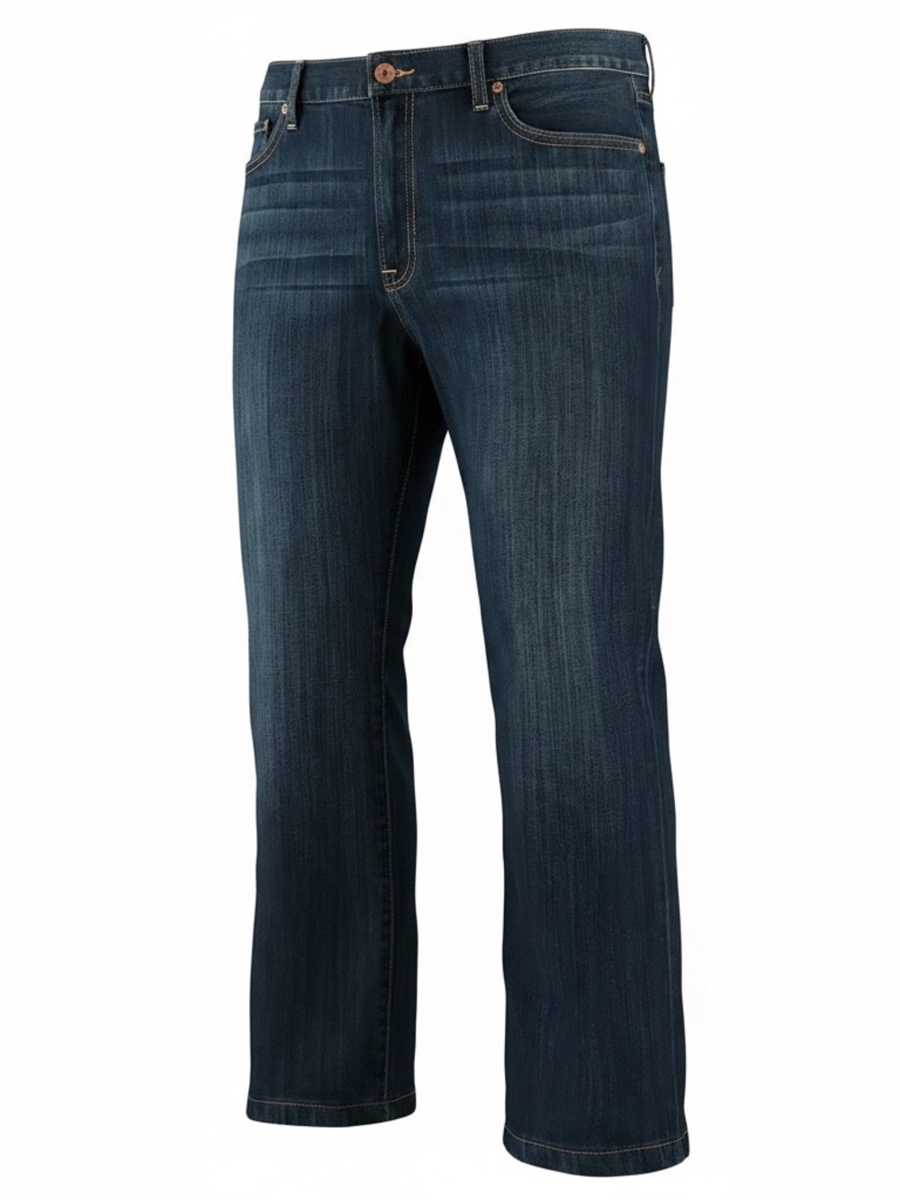 Lucky Brand Men's Dark Blue Straight-Leg Jeans